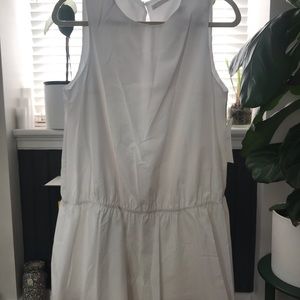 CRISP WHITE SUMMER mini DRESS cotton